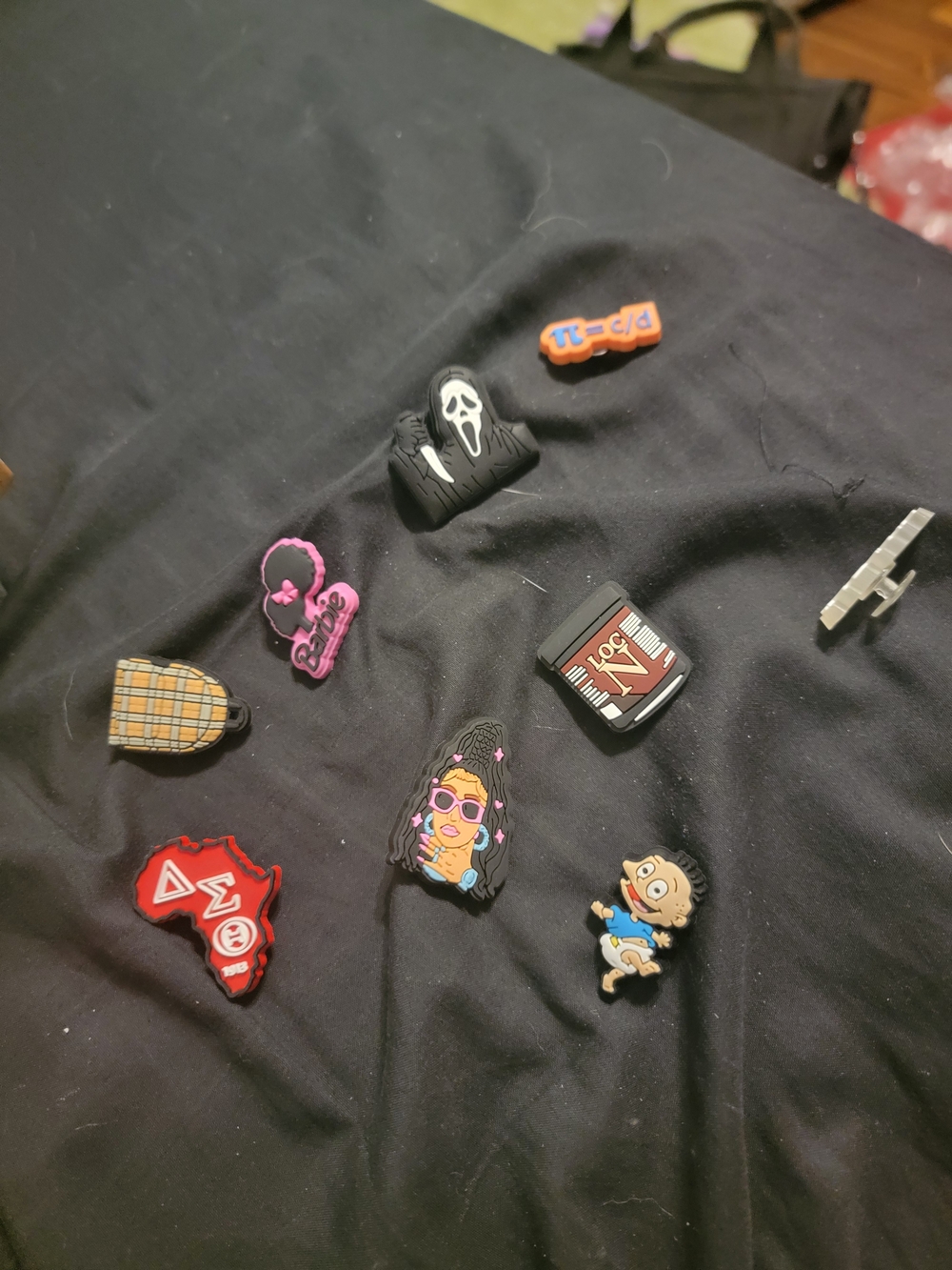 NINE croc assorte charms - cute multicolor set